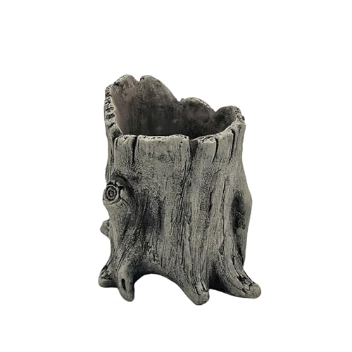 Künstliche Driftwood Stümpfe Pflanzer Vintage Cactus Container Kreative Nachahmung Skulptur Harz Succulents Blumentöpfe Harzbaumstümpfen Skulptur von UncleS
