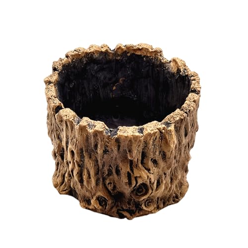 Künstliche Driftwood Succulents Pflanzer Baumstümpfen Skulpturen Rustik von UncleS