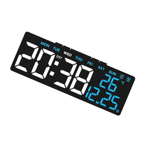 LED-Digitalwecker mit klarem Display und USB-Ladeanschluss, multifunktionale Funktionen für Zuhause oder Büro von UncleS