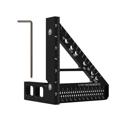 Langlebiger Aluminiumlegierloch Loch Lineal Multi Funktionales Loch Stanzwerkzeug Langlebig Für Carpentry & Home Verbesserung Und Projektwerkzeug Perfekt von UncleS