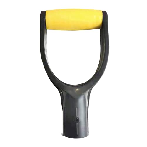 Leichtes PVC Schaufelgriff Mit Verbesserter Griptextur Ergonomischer Für Einen Einfachen Austausch Gärte des Gartens Und Schneewerkzeugs Gelber Schwarzschaufel von UncleS