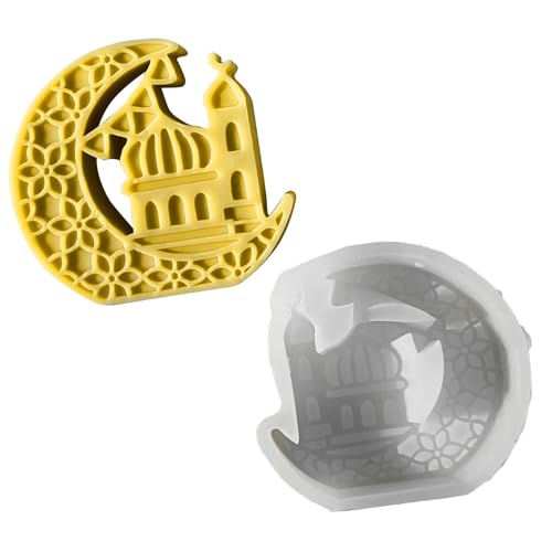 Moon Silikonform Epoxidharz Formen Eid Themen Kerze Perfekt Zum Herstellen Von Schmuck Und Zu Hause Dekore Projekte Flexible Silikon von UncleS