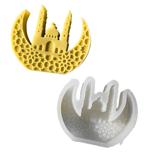 Moon Silikonform Epoxidharz Formen Eid Themen Kerze Perfekt Zum Herstellen Von Schmuck Und Zu Hause Dekore Projekte Flexible Silikon von UncleS