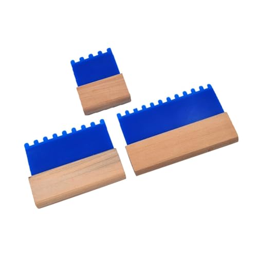 Packung Von 3 Mehrzweckmalereikämmen Für Texturierung Von Stuccos Und Plastern Mit Robustem Kunststoffgriff Designs Dekoration Texturing Scrapers Packung Von 3 Mehrzweckmalereikämmen Für Texturierung Von Stuccos Und Plastern Mit Robustem Kunststoffgriff Designs Dekoration Texturing Scrapers von UncleS