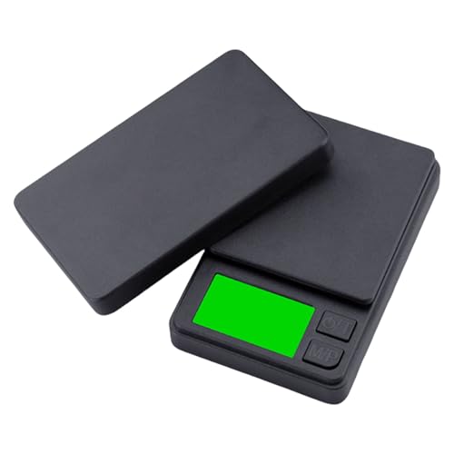 Professionelle Miniaturwaage mit 0,01 g Auflösung, multifunktionale Küchenwaage mit hintergrundbeleuchtetem Bildschirm, digitale Taschenwaage von UncleS
