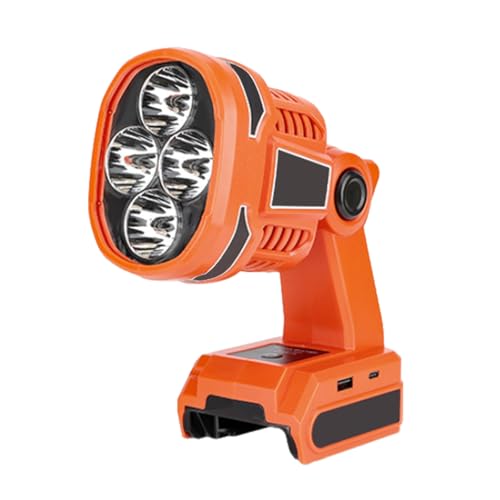 Schnurlose LED Arbeit Licht 12W LED Taschenlampe Für 18 V-20 V Batterie Outdoor Outdoor Flood Lighting Camping Lampenzubehör Camping Und Wanderlicht von UncleS