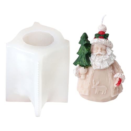 Silikon Ornamentsformen Weihnachtsmann Serie Kerzenformen Herstellung Von Textur Flexible Silikonform von UncleS