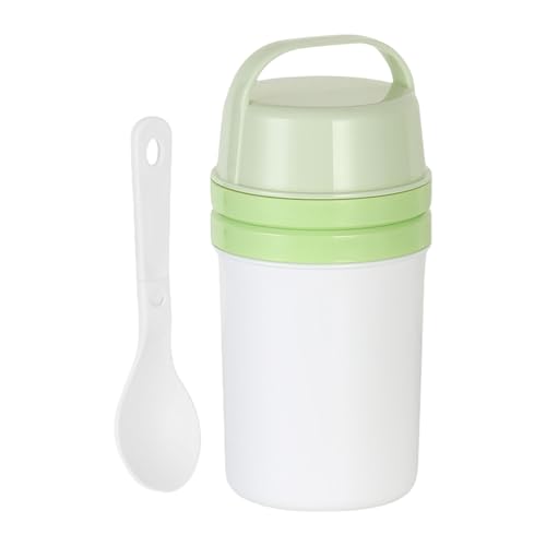 Tragbarer Joghurtbecher 800 Ml Mit Löffel Zum Frühstück Oder Snacks Und Leckdosen Und Funktional Ideal Für Büro Reise Leck Snacks von UncleS