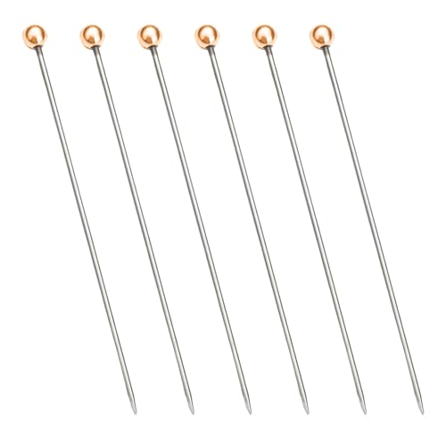 UncleS 6pcs Edelstahl Kuchen Tester Werkzeug Gebäckzubehör Accessoires Muffins Cupcake Bread Testing Nadel Für Backbegeisterte Küchen Backwerkzeug von UncleS