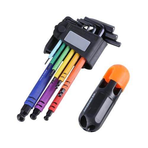 UncleS 9pcs Allen Wrench Set Sechseck Schlüsseltür L Form Sechseck Mit Langem Arm Für Home Reparaturhärtungstahlwerkzeug von UncleS