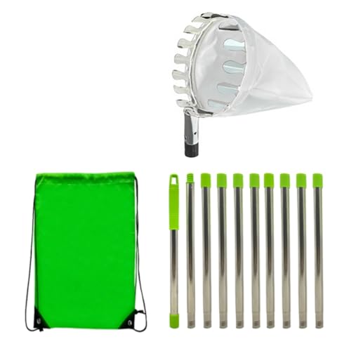 UncleS Ausleitbares Obstpickelwerkzeug Mit Edelstahlstangenstange Und Aufbewahrungstasche Professioneller Obstfänger Für Hausgärtner Professionelle Gartenwerkzeuge von UncleS