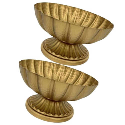 UncleS Dekorative Mittelstücke Vasen Stilvolle Schalen Mit Vintage Elegant Tragbar Für Partytische Und Heimdekoration 2 Teile Innenbereich Freien von UncleS