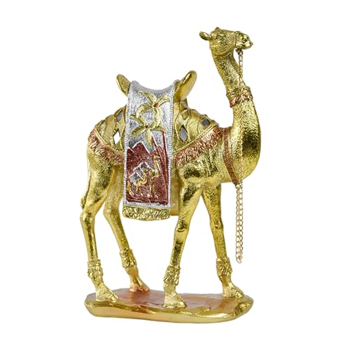 UncleS Elegante Kamelstatue Aus Dem Nahen Osten Styles Gold Desert Figur Für Schlafzimmer Und Wohnzimmer Tischtop Dekore Tiere Figurine von UncleS