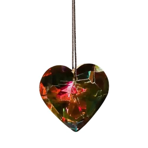 UncleS Elegante Liebe Herzkristall Prismen Sonnenfänger Hängen Ornamente Für Künstlerische Häuser Dekoration Und Romantiker Anlass Kristall Prism Sonnenfänger von UncleS