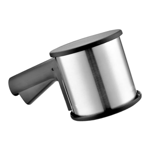 UncleS Ergonomisches Handmehlsieb, rostfreies Stahl-Design, feine Maschen, Mehlsieb, gleichmäßige Verteilung der Backzutaten, rostfreier Stahlsieb von UncleS