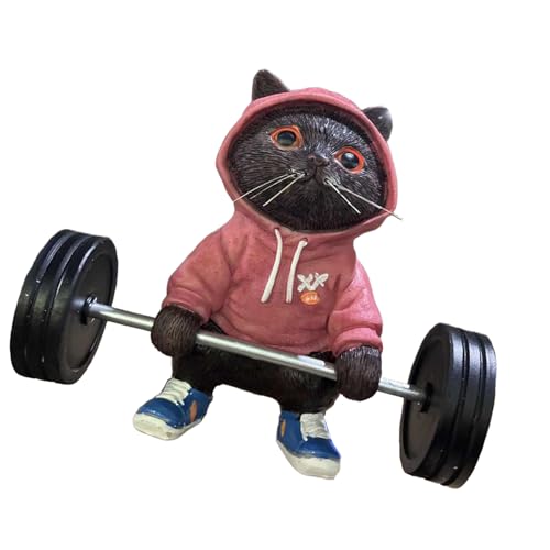 UncleS Fitnesskatzen Skulptur Sammlerfiguren Home Decors Figur Statue Dekorative Figuren Home Decors Harzkatzen UncleS Fitnesskatzen Skulptur Sammlerfiguren Home Decors Figur Statue Dekorative Figuren Home Decors Harzkatzen von UncleS