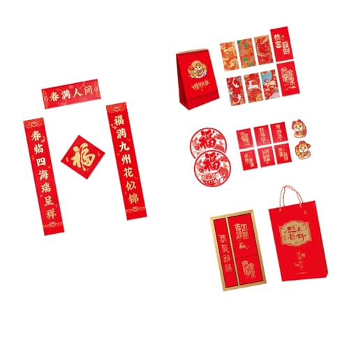 UncleS Frühlingsfestival 2025 Schlangenjahresjahresfeier Pack Mit Wesentlichen Dekorenartikeln Für EIN Erfolgreiches Chinesisches Neujahr Chinesische Neue Dekore von UncleS
