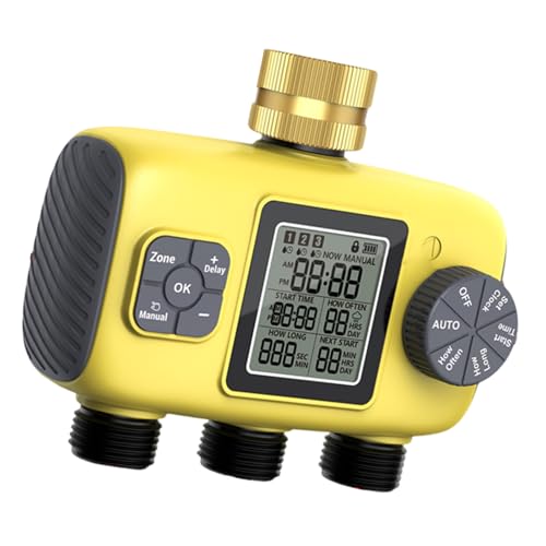 UncleS Gartenschlauch Wasserhahn Timer 3 Zonenwässerung Timer Für Haus Und Gartenhaus Verwenden Sie Automatische Sprinkler Controller von UncleS