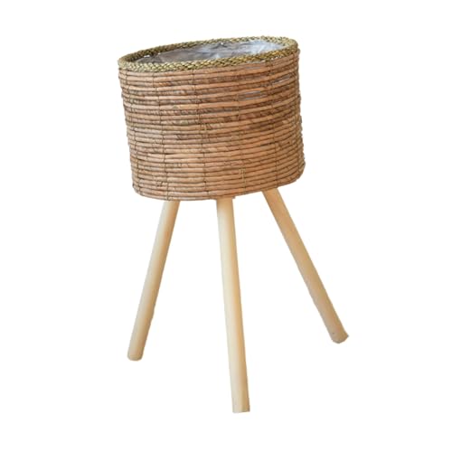 UncleS Gewebte Pflanzenregalblumen Rahmen Töpfe Strohanordnung Ständer Innenhalter Stuhlschalen Dekorationen Home Display UncleS Gewebte Pflanzenregalblumen Rahmen Töpfe Strohanordnung Ständer Innenhalter Stuhlschalen Dekorationen Home Display von UncleS