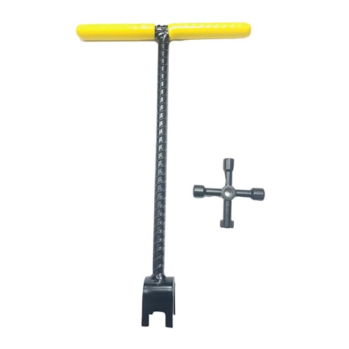 Hochleistungs T Schraubenschlüssel Für Sanitärsysteme Kfz Teile Und Maschinenpflege Dauerhaftigkeit Antislip Grip Design Ergonomisches T Verschlüsselungsschlüssel von UncleS