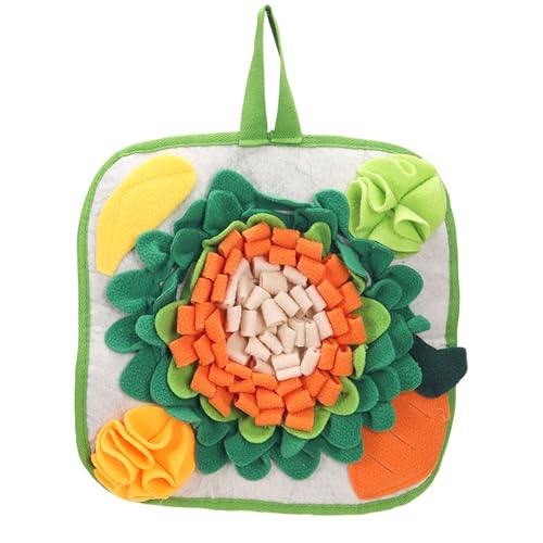 UncleS Interaktives Schnüffel-Kaninchen-Spielzeug, weiche Matte, Puzzle, Fütterungsspielzeug für Kaninchen-Training und Langeweile, Linderung von Nasenarbeit, kleine Haustier-Trainingsmatte von UncleS