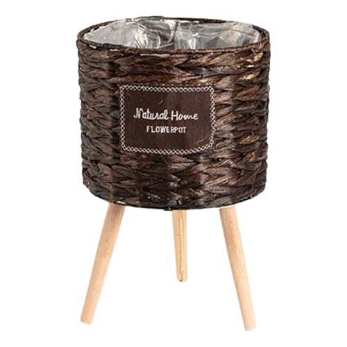 UncleS Kürbisgraspflanze Rack Blumentöpfe Halterhocker Mit 3 Holzstuhlbeinen Dekorative Innenpflanzer Lagerkorb Balkon Anlagen Ständer UncleS Kürbisgraspflanze Rack Blumentöpfe Halterhocker Mit 3 Holzstuhlbeinen Dekorative Innenpflanzer Lagerkorb Balkon Anlagen Ständer von UncleS