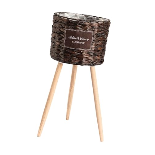 UncleS Kürbisgraspflanze Rack Blumentöpfe Halterhocker Mit 3 Holzstuhlbeinen Dekorative Innenpflanzer Lagerkorb Balkon Anlagen Ständer UncleS Kürbisgraspflanze Rack Blumentöpfe Halterhocker Mit 3 Holzstuhlbeinen Dekorative Innenpflanzer Lagerkorb Balkon Anlagen Ständer von UncleS
