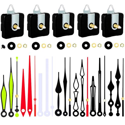 UncleS Professionelles und praktisches Quarz-Wanduhr-Mechanismus-Reparaturwerkzeug-Set mit Zeigern von UncleS