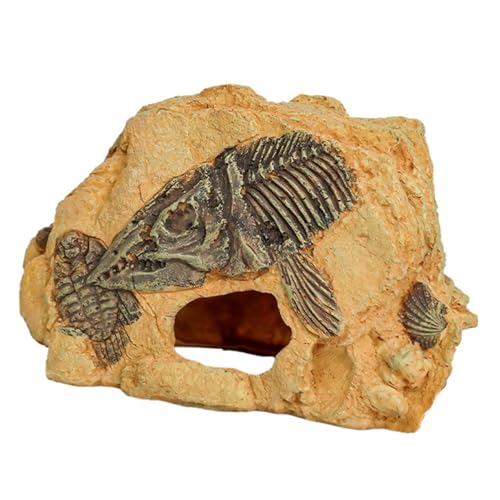 UncleS Realistische Höhlen Aquarien Dekoration Unterkunft Höhle Schildkröten Rampen Fischtanks Terrarien Landschaftslebensräume Reptilien Verbergen Fischunterkunft von UncleS