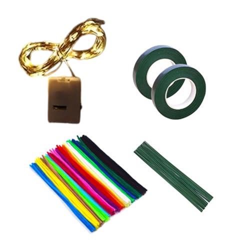 UncleS Work Rohrreiniger DIYs Set Bunte Materialien Pack 20Colors Chenilles Stiele Für DIYs Art Craft Project Pipe Cleaners Craft Supplies von UncleS