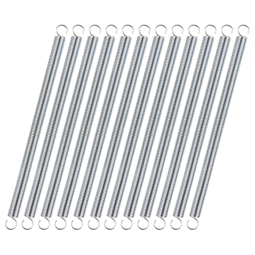 Verlängerungsspiralen Federdrahtdurchmesser 0 047 Zoll Rückzug Mit Hakenenden Für Hausreparaturen Projekt 12PCS Edelstahlspannung von UncleS