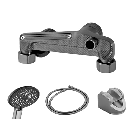 Wasserfall Badewanne Wasserhahn Set Handheld Duschkopfwandmontierte Messing Badewanne Füllstoff Wasserfall Ausguss Heiße Und Kaltmischer Tippwand Montiert Wannenfüller Mit Handschuhekopf von UncleS