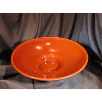 Sale Rust & Gold Akzent Keramik Schale, Vintage Tür Haken Oder Ende Tisch von UnconquerableGoods