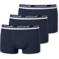 uncover by SCHIESSER Boxer "Uncover Cotton" 2er Pack, Logo-Bund, elastisch, ohne Eingriff, perfekter Sitz von Uncover By Schiesser