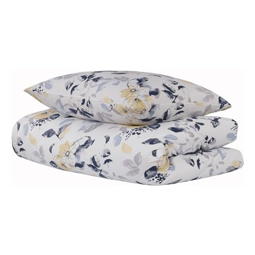 Uncover by Schiesser Bettwäscheset Florina | 2-teilig | Floral | Renforcé | 100% Baumwolle | Oeko-TEX | Reißverschluss | 135X200cm + 80x80cm | Weiß Uncover by Schiesser Bettwäscheset Florina | 2-teilig | Floral | Renforcé | 100% Baumwolle | Oeko-TEX | Reißverschluss | 135X200cm + 80x80cm | Weiß von Uncover by Schiesser
