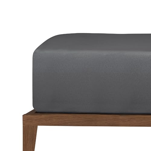 uncover by SCHIESSER Edeljersey Spannbettlaken New Jersey | 100% Baumwolle | Oeko-TEX | Matratzenhöhe bis 20cm (Sand, 100 x 200 cm) von Uncover by Schiesser