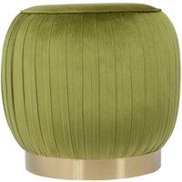 Underbar | Pouf Lyla Samt von Underbar