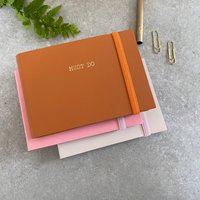 Mini Pocket Notizbuchblock Aus Recyceltem Leder - in 25 Farben von UndercoverUK