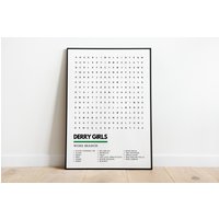 Derry Mädchen Poster Tv Comedy Wordsearch Print A4 A3 | Schwester Michael Michelle Erin Zitate von UnderdogSearch