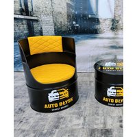 Sessel Aus Ölfass von UndergroundGarageDE