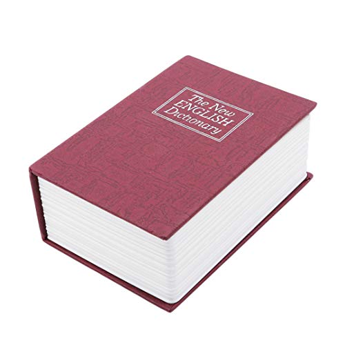 Underleaf Buch Safe mit Zahlenschloss Home Dictionary Umleitung Metall Safe Schließfach Sparschwein Schließbuch für Münzen Bargeld Geld Schmuck versteckter Safe von Underleaf