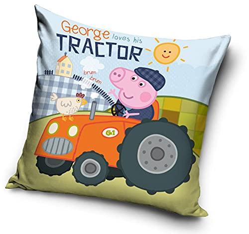 Une Peppa Pig Wutz Kissenhülle Kissenbezug 40x40 cm (PP201057) von Une