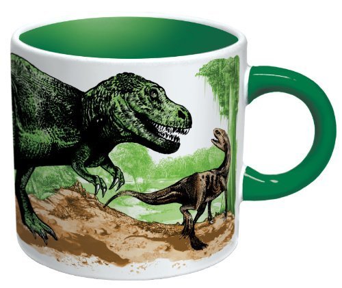 UPG - Dinosaurier Kaffeetasse | Verschwindende Dinosaurier Tasse | Thermotasse | Die Dinos verschwinden auf magische Weise | Nerd Teetasse | Geschenk für Dinosaurier Fans zu Geburtstag, Weihnachten von The Unemployed Philosophers Guild
