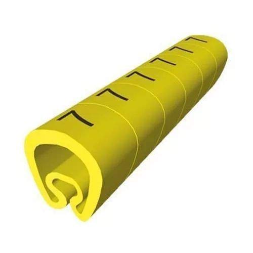 Unex 1811- = PVC Pinnnadeln vorgeschnittene für 2 mm Kabelgebundene to 5 mm, gelb Farbe, unterzeichnen, Paket von 1000 von Unex