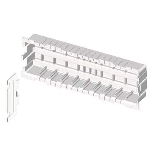 Unex 73656 – 2 – Platte für 2 Module 22,5 x 45 Mosaic U24 X PVC weiß Schnee von UNEX