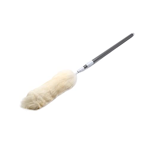 Unger LWDUR Dreiteiliger Teleskopischer Lammwoll-Staubwedel, 70-150cm Größe von Unger