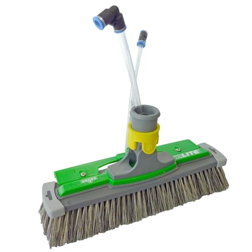 Unger NUH41 nLite Hybrid Bürste, Grau/Grün, 41cm Größe von Unger