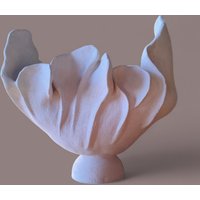 Vase Ceramic Decoration Handmade Unique Centerpiece Beige Vessel Contemporary Modern Vase Ceramic Decoration Handmade Unique Centerpiece Beige Vessel Contemporary Modern von UngerCeramica