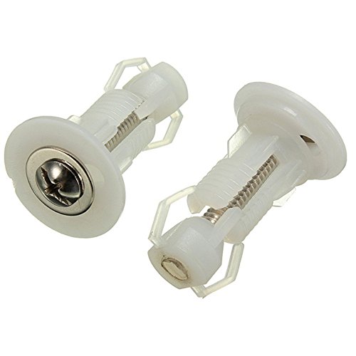 Ungfu Mall 2PCS WC-Deckel Schrauben Sitz wc sitz befestigung wc deckel befestigung toilettendeckel befestigung Nylon Muttern Befestigung von Ungfu Mall