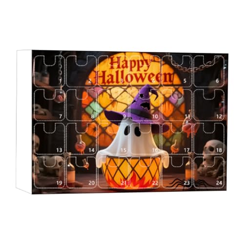 Advents -Countdown -Kalender - 24 Tage Halloween Countdown | 2d Flache Acryl -Ornamente Mit Gruseligem Geist Und Buchthema Für Kinder Erwachsene Familien Daily Activity School Klassenzimmer Party Spaß Advents -Countdown -Kalender - 24 Tage Halloween Countdown | 2d Flache Acryl -Ornamente Mit Gruseligem Geist Und Buchthema Für Kinder Erwachsene Familien Daily Activity School Klassenzimmer Party Spaß von Ungtyb